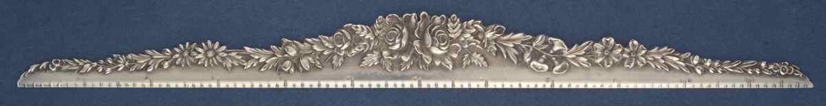 Repousse-Full Chased-Hand Chased Ruler by Kirk Stieff-1