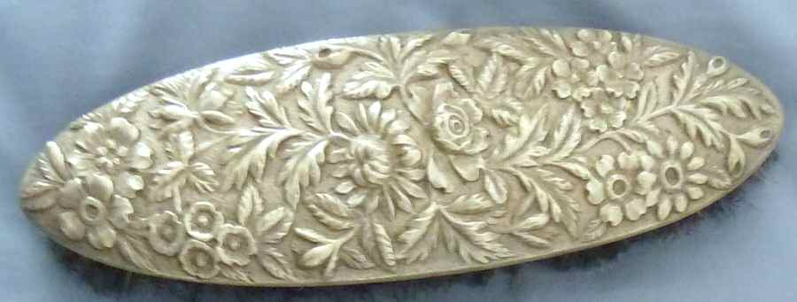 Repousse-Full Chased-Hand Chased Clothes Brush by Kirk Stieff-1