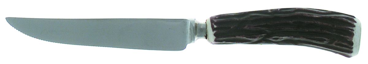 Stag (Stainless) Individual Steak Knife Hollow Handle by Kirk & Matz-1