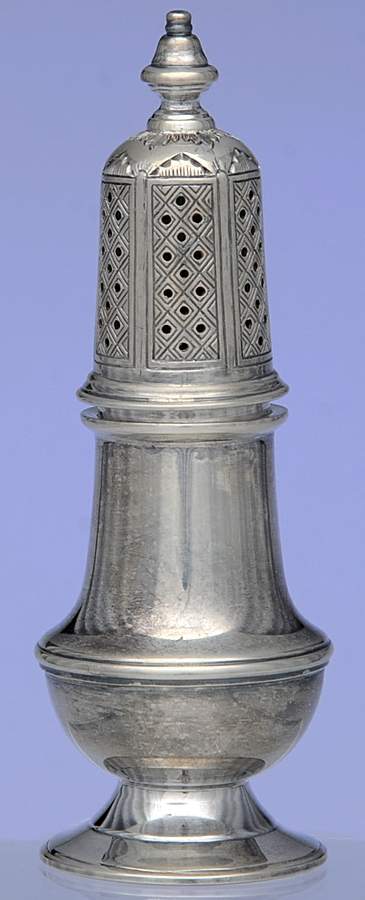 Williamsburg (Sterling, Hollowware) Salt Shaker by Kirk Stieff-1