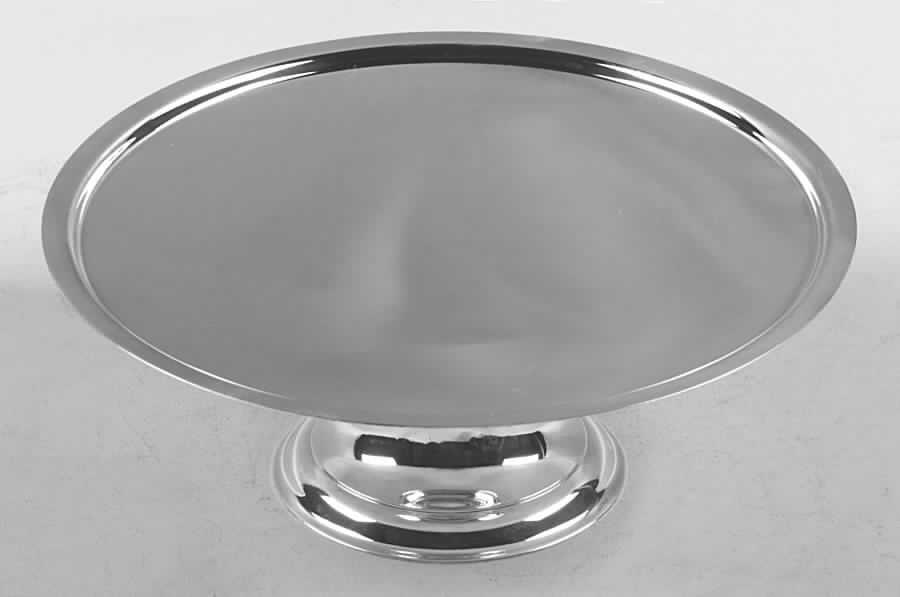 Williamsburg (Sterling, Hollowware) Sterling Cake Stand by Kirk Stieff-1