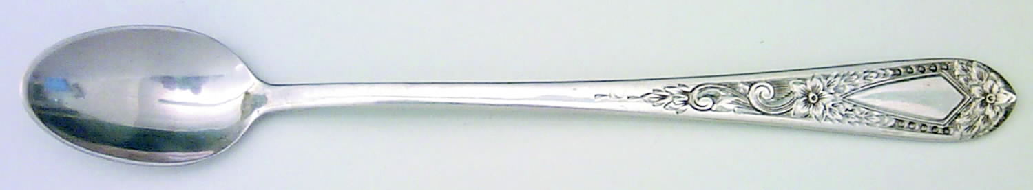 Betsy Patterson-Eng (Sterling, 1932, Monograms) Iced Tea Spoon by Kirk Stieff-1