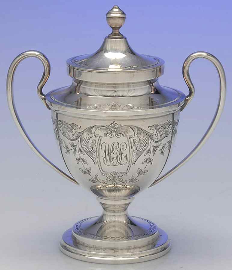 Mayflower (Sterling, Hollowware) Sugar Bowl-Missing Lid by Kirk Stieff-1