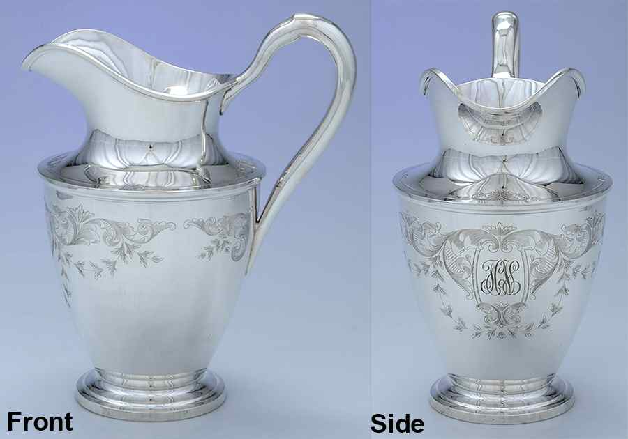 Mayflower (Sterling, Hollowware) Pitcher by Kirk Stieff-1