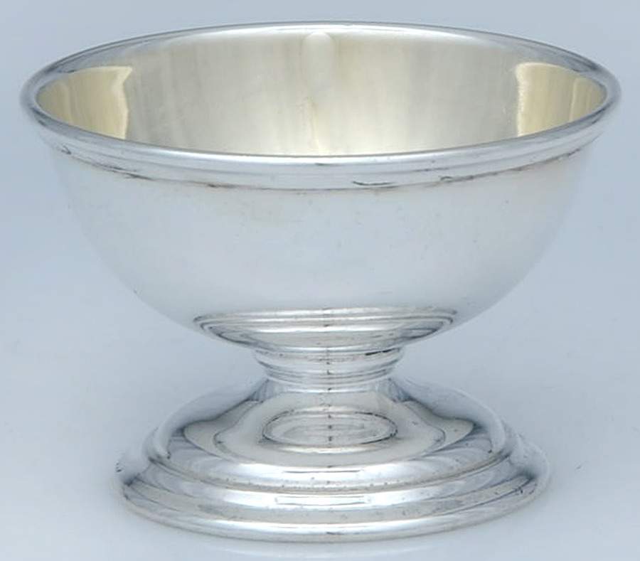Calvert-Old Maryland Plain (Sterling, Hollowware) Individual Open Salt by Kirk Stieff-1