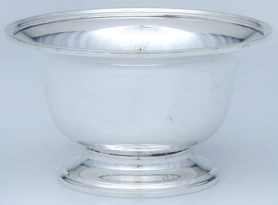 Calvert-Old Maryland Plain (Sterling, Hollowware) Mayonnaise Bowl by Kirk Stieff-1