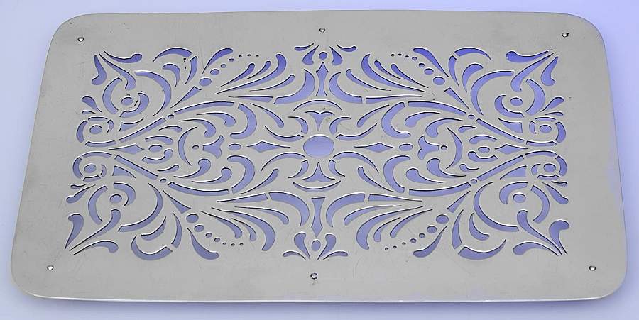Calvert-Old Maryland Plain (Sterling, Hollowware) Strainer for Asparagus Serving Tray by Kirk Stieff-1