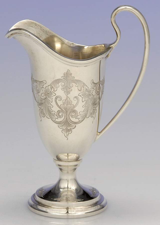 Old Maryland-Engv (Sterling, Hollowware) Mini Creamer by Kirk Stieff-1