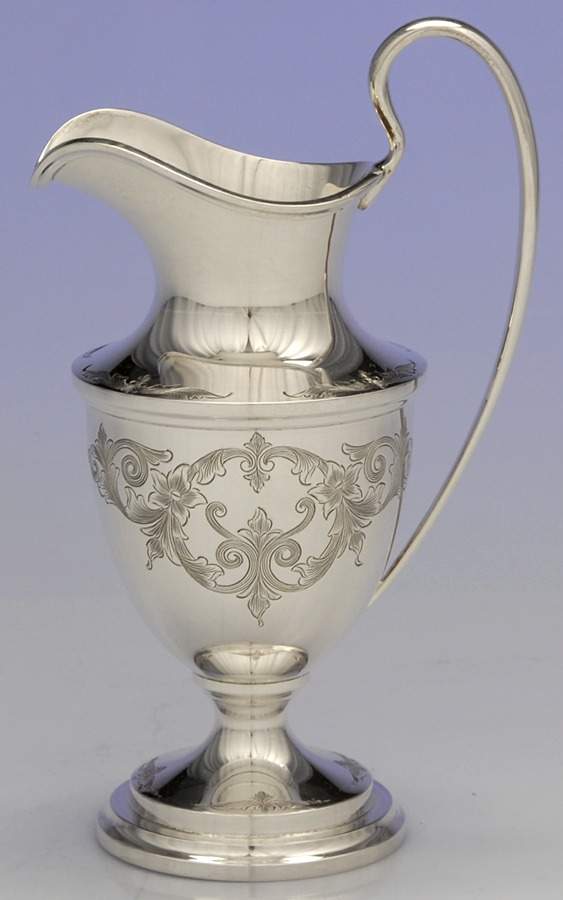 Old Maryland-Engv (Sterling, Hollowware) Creamer by Kirk Stieff-1