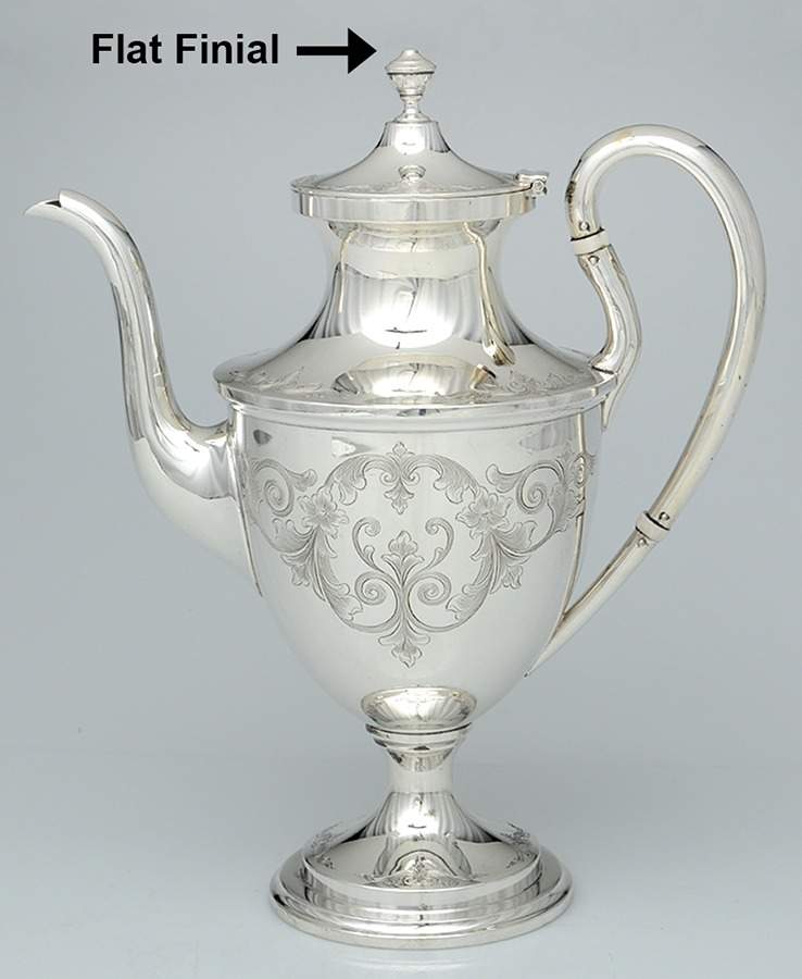 Old Maryland-Engv (Sterling, Hollowware) Coffee Pot by Kirk Stieff-1
