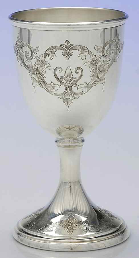 Old Maryland-Engv (Sterling, Hollowware) Water Goblet by Kirk Stieff-1