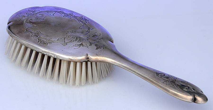 Old Maryland-Engv (Sterling, Hollowware) Hair Brush by Kirk Stieff-1