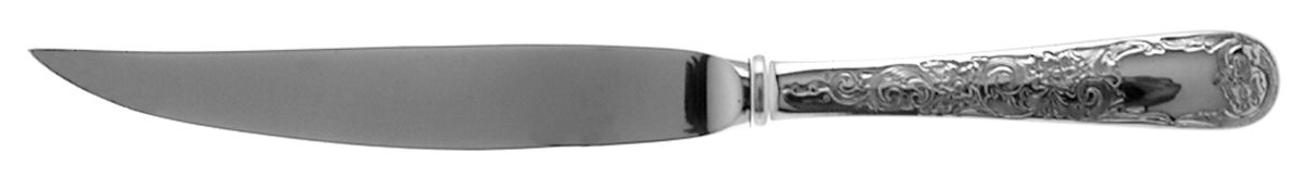 Old Maryland-Engv (Sterling, 1936, Monograms)  Steak Knife Individual Hollow, No Serrate HC by Kirk Stieff-1