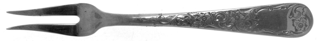 Old Maryland-Engv (Sterling, 1936, Monograms)  Individual Lemon Fork by Kirk Stieff-1