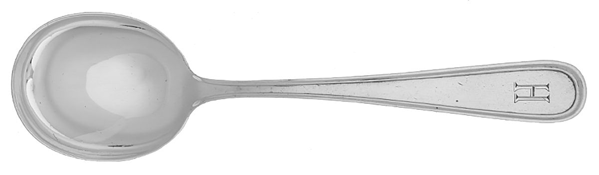 Calvert (Sterling, 1927, No Monograms) Large Round Bowl Soup Spoon (Bouillon) by Kirk Stieff-1