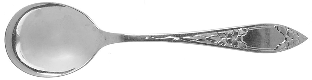 Lady Claire-Hand Engr(Sterling, 1925, Monograms) Round Bowl Soup Spoon (Gumbo) by Kirk Stieff-1