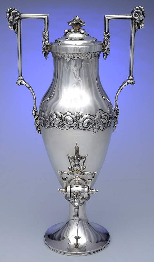 Repousse (Coin, Hollowware, No Landscape) Coffee Urn by Kirk Stieff-1