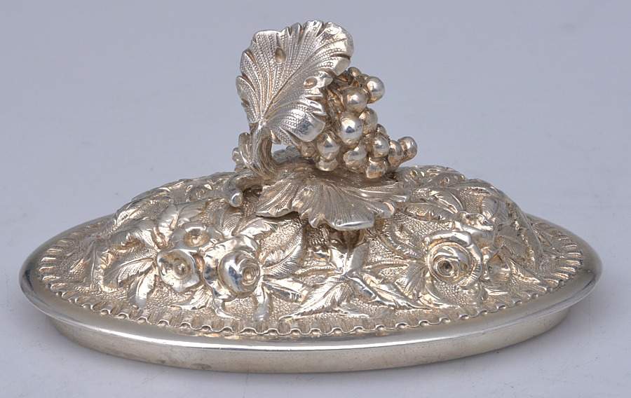Repousse (Coin, Hollowware, No Landscape) Lid for Small Tureen by Kirk Stieff-1