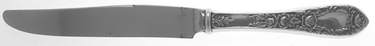 Rose (Sterling, 1937, Monograms) New French Hollow Knife by Kirk Stieff-1