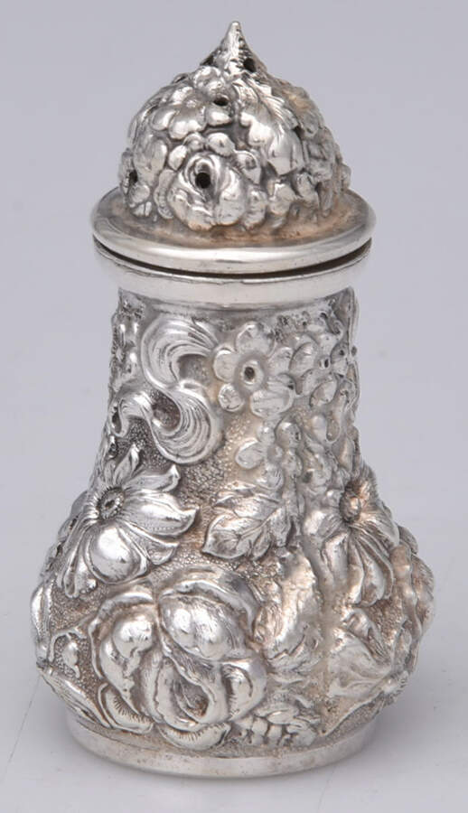 Stieff Rose (Sterling, 1892, Hollowware) Individual Salt Shaker by Kirk Stieff-1