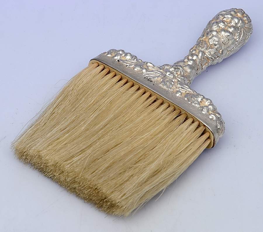 Stieff Rose (Sterling, 1892, Hollowware) Bonnet Brush by Kirk Stieff-1