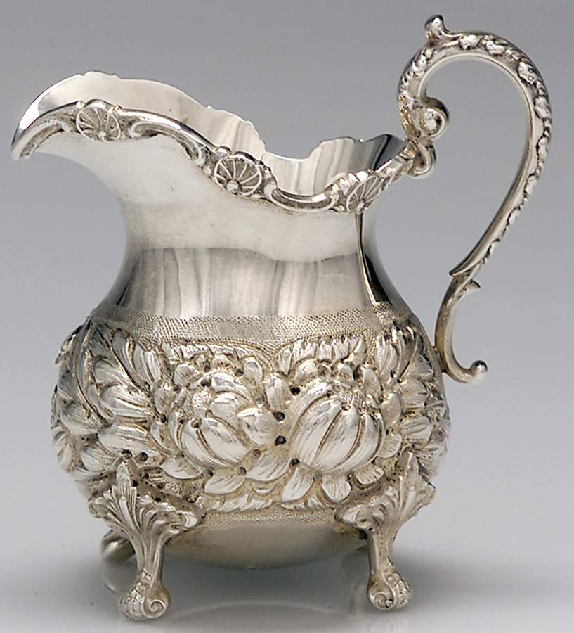 Stieff Rose (Sterling, 1892, Hollowware) Mini Creamer by Kirk Stieff-1