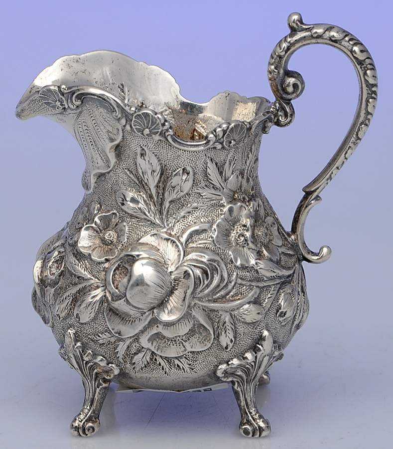 Stieff Rose (Sterling, 1892, Hollowware) Mini Creamer by Kirk Stieff-1