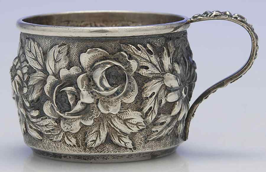 Stieff Rose (Sterling, 1892, Hollowware) Baby Cup by Kirk Stieff-1