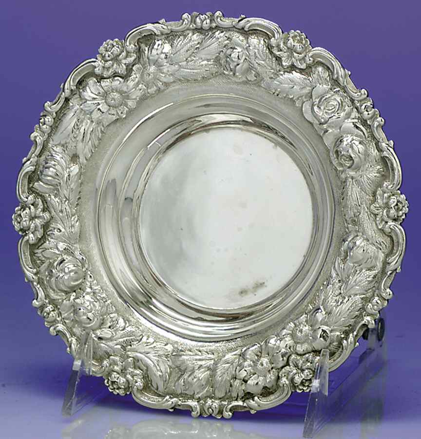 Stieff Rose (Sterling, 1892, Hollowware) Sterling Bon Bon Bowl by Kirk Stieff-1