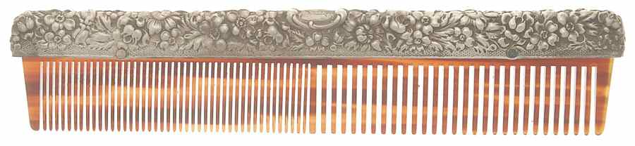 Stieff Rose (Sterling, 1892, Hollowware) Comb by Kirk Stieff-1