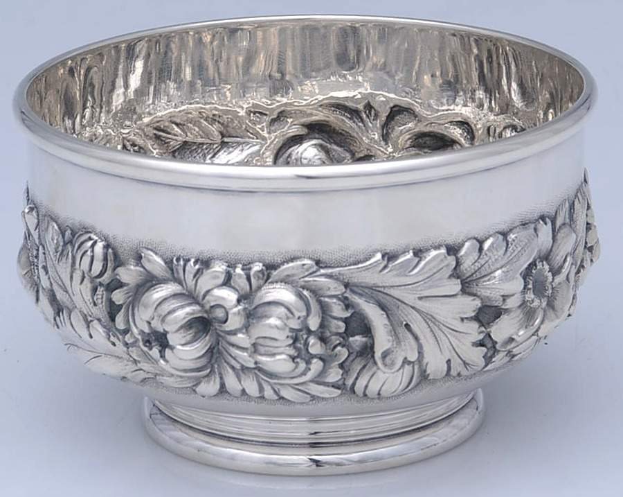 Stieff Rose (Sterling, 1892, Hollowware) Waste Bowl by Kirk Stieff-1