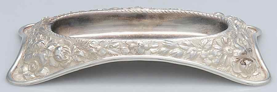 Stieff Rose (Sterling, 1892, Hollowware) Nail Buffer Tray by Kirk Stieff-1