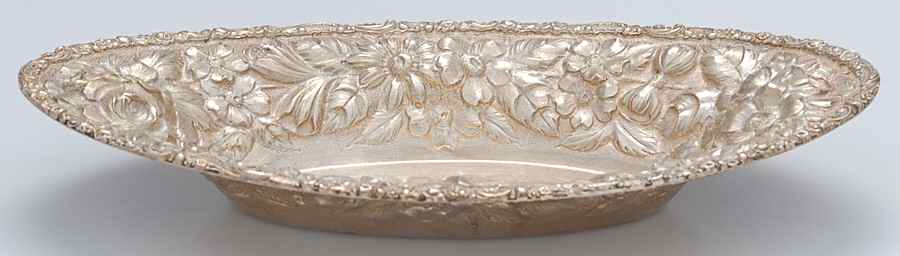 Stieff Rose (Sterling, 1892, Hollowware) 7" Bon Bon Bowl by Kirk Stieff-1