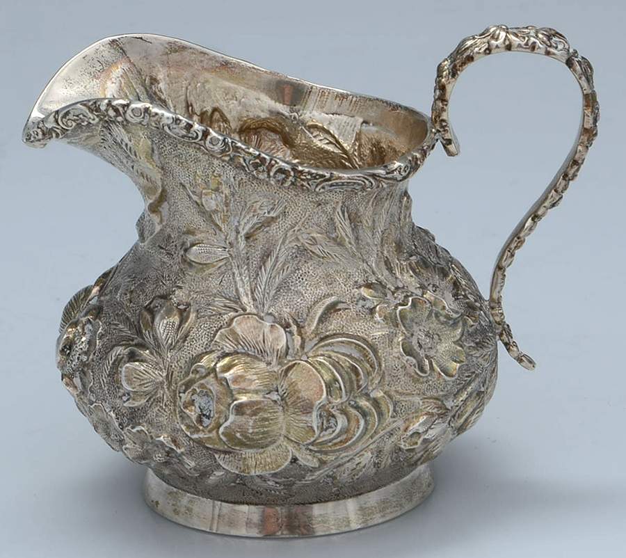 Stieff Rose (Sterling, 1892, Hollowware) Mini Creamer by Kirk Stieff-1