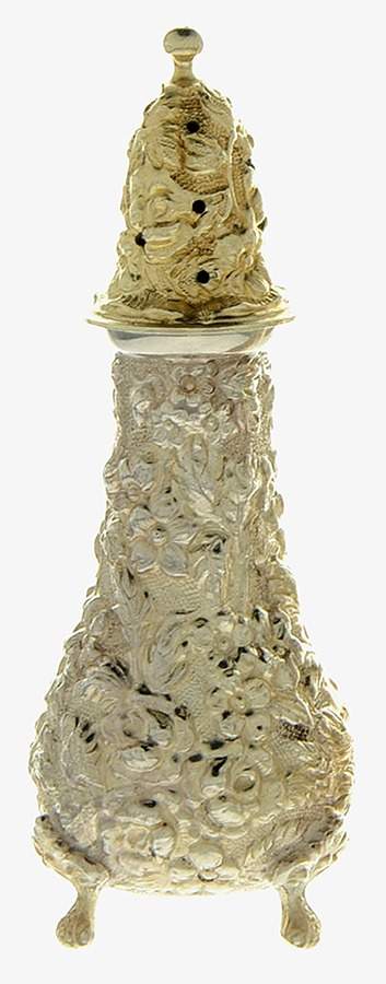 Stieff Rose (Sterling, 1892, Hollowware) Salt Shaker by Kirk Stieff-1