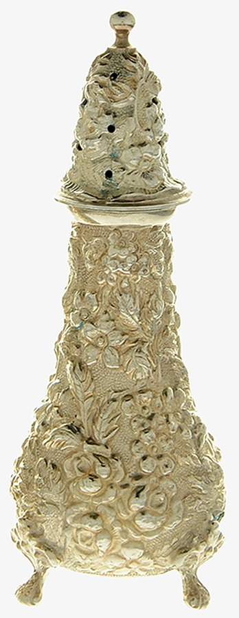 Stieff Rose (Sterling, 1892, Hollowware) Pepper Shaker by Kirk Stieff-1