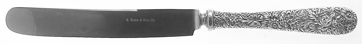 Repousse (Sterling, 1924, S.Kirk & Son, Inc.) Old French Hollow Knife with Bolster by Kirk Stieff-1