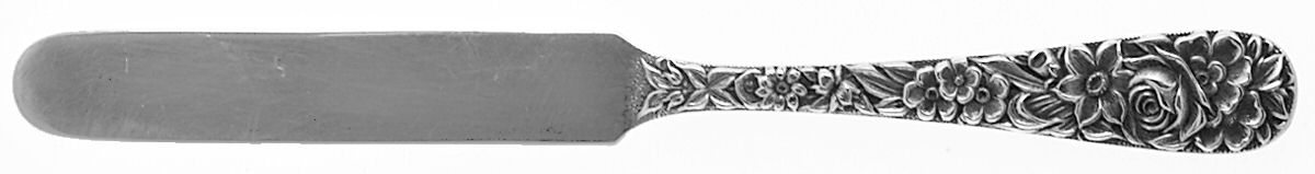 Repousse (Sterling, 1924, S.Kirk & Son, Inc.) Baby Knife Solid Piece by Kirk Stieff-1