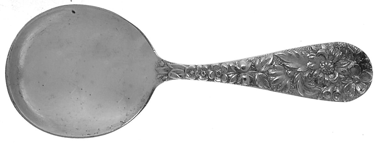 Repousse (Sterling, 1924, S.Kirk & Son, Inc.) Small Baby Spoon by Kirk Stieff-1