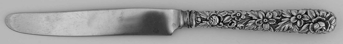 Repousse (Sterling, 1896, 925-1000) Hollow Handle Youth Knife by Kirk Stieff-1