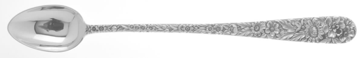Repousse (Sterling, 1896, 925-1000) Iced Tea Spoon by Kirk Stieff-1