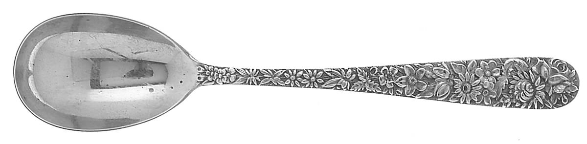 Repousse (Sterling, 1896, 925-1000) Jam Spoon by Kirk Stieff-1
