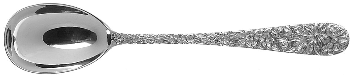Repousse (Sterling, 1896, 925-1000) Individual Fruit Cocktail Spoon by Kirk Stieff-1