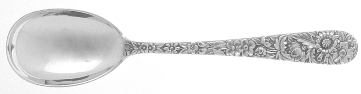 Repousse (Sterling, 1896, 925-1000) Sugar Spoon by Kirk Stieff-1