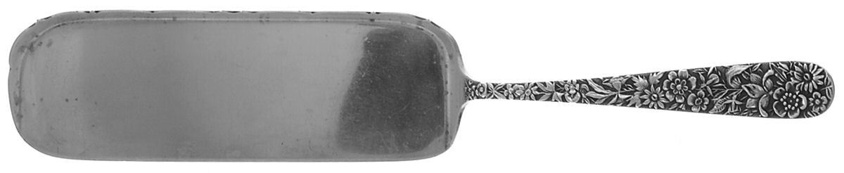 Repousse (Sterling, 1896, 925-1000) Large Flat Handle Crumb Knife/Crumber by Kirk Stieff-1