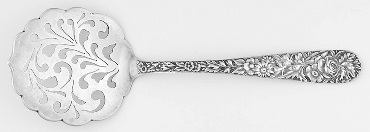 Repousse (Sterling, 1896, 925-1000) Small Tomato Server,  Solid Piece by Kirk Stieff-1