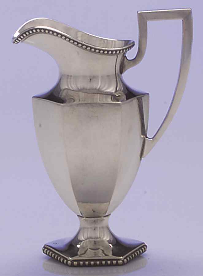 Colonial-Beaded (Sterling, 500, Hollowware) Creamer by Kirk Stieff-1