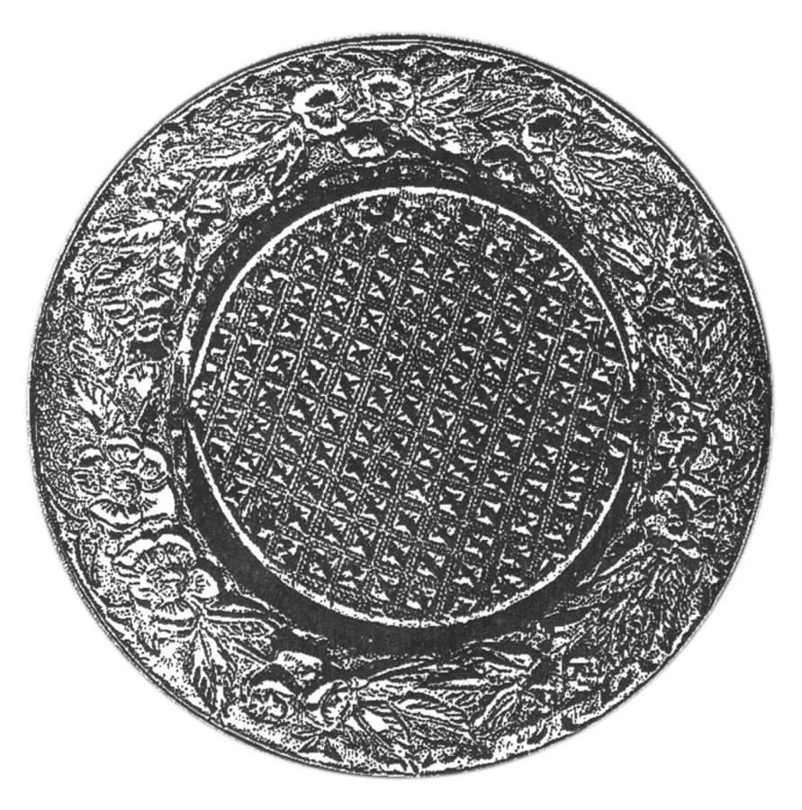 Repousse-Full Chased-Hand Chased Sterling Butter Pat by Kirk Stieff-1