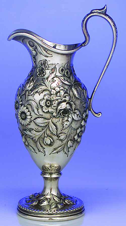 Repousse-.75 Chased (925-1000 Backstamp) Creamer by Kirk Stieff-1