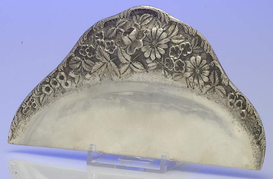 Repousse-Full Chased-Hand Chased Table Crumber by Kirk Stieff-1
